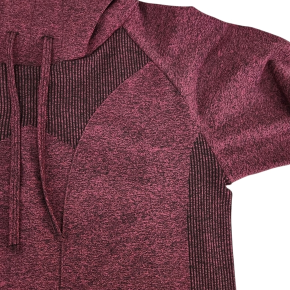 BLACK DIAMOND heathered burgundy crux hoody pullover climbing hiking activewear - Picture 6 of 14